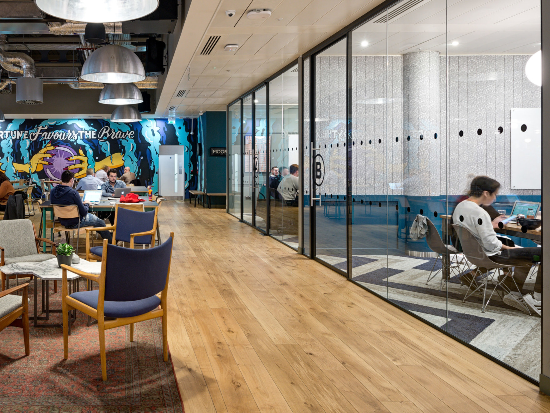 WeWork Moor Place Office Design - Case Study | Oktra