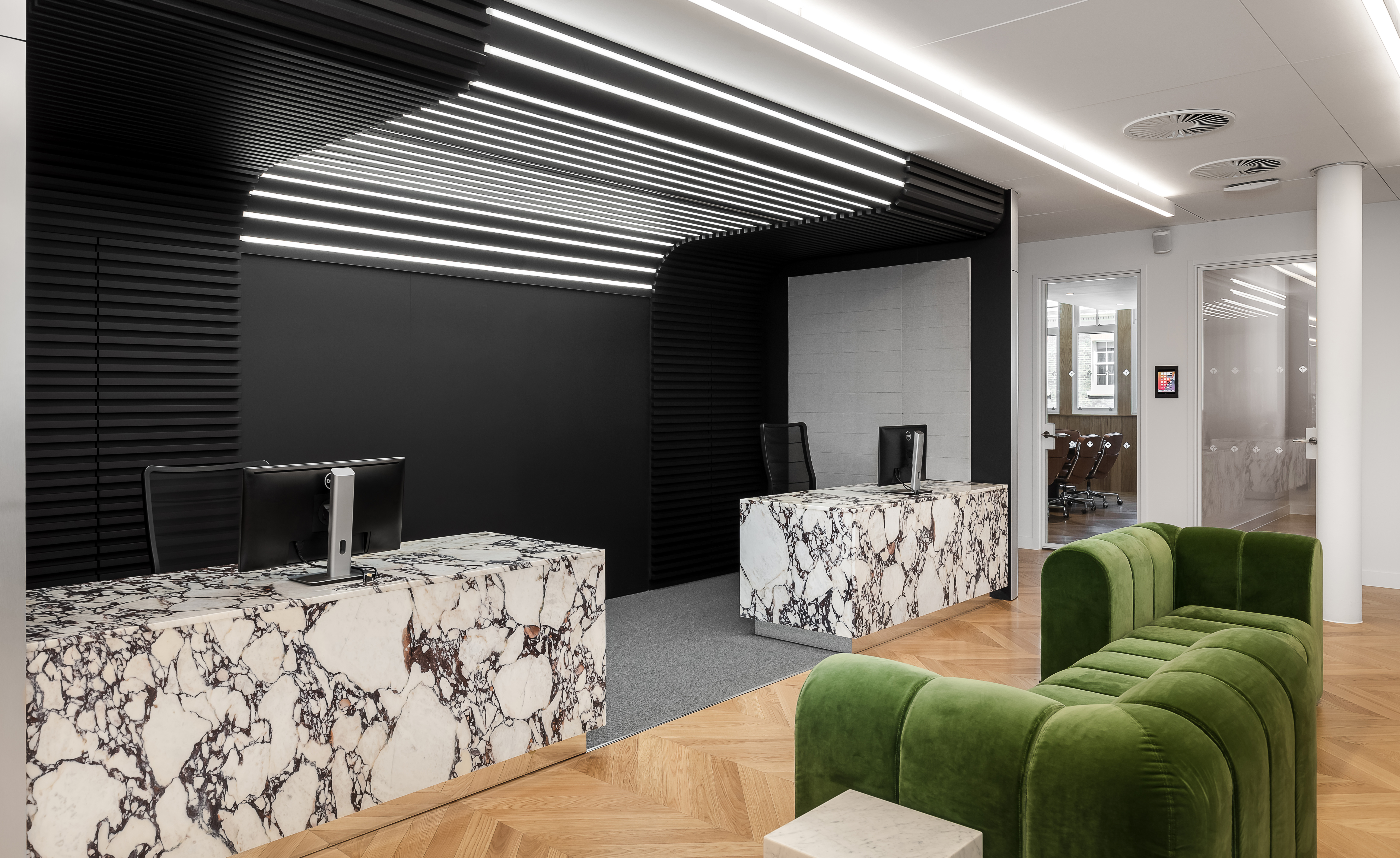 Cat B Office Fit Out for London Finance Firm | Oktra Case Study