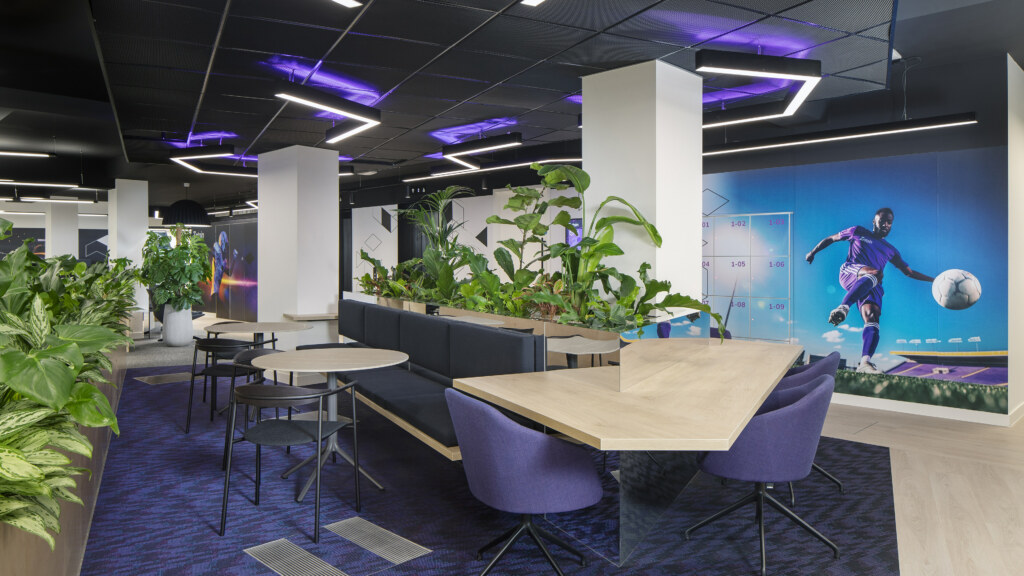Sustainable Office Fit Out for Entain | Oktra Case Study